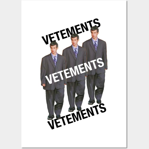 Nathan Fielder Vetements Wall Art by RichRags